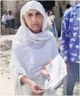  ?? PHOTO: SANJAY K SHARMA ?? 60-year-old Islami Begum has her ration shop in Fatehpur Sikri but wants to get the monthly quota from Fatehabad as roads are blocked