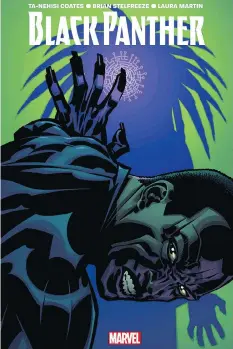  ??  ?? Ta-Nehisi Coates is also writing a Black Panther series for Marvel comics.