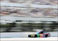  ?? AP PHOTO ?? Kyle Busch drives down the front stretch during the NASCAR Cup Series auto race at Pocono Raceway on Sunday in Long Pond, Pa.