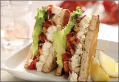  ?? Chicago Tribune/ TNS/ MICHAEL TERCHA ?? Lobster BLTs transform the humble sandwich into something special.