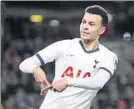  ?? FOTO: GYI ?? Dele Alli
Baja ante el United el día 19