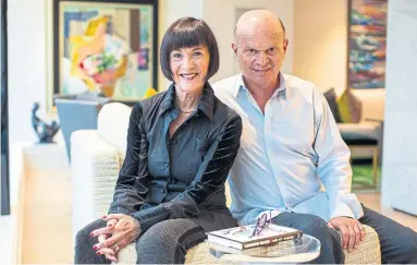  ?? NICK KOZAK FOR THE TORONTO STAR ?? Janis and Ron Sternhill bought a downtown condo knowing it needed a full renovation. “It was big and it had a gorgeous view of the city, overlookin­g Cumberland Avenue, which is where we wanted to be,” Janis says.