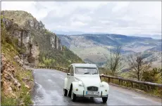  ??  ?? The author’s borrowed Citroën climbs the Causse Méjean.