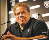  ?? LAURA A. ODA — STAFF FILE PHOTO ?? Reggie McKenzie has three years left on his contract as general manager of the Raiders.