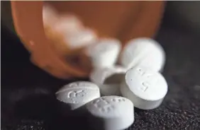  ??  ?? Opioid abuse kills young people at increasing rates in the USA, according to research from the Centers for Disease Control and Prevention. PATRICK SISON/AP