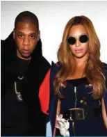  ??  ?? Beyonce and Jay-Z