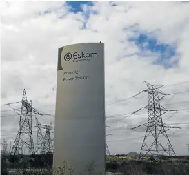  ?? /Reuters ?? Storm clouds: Since February, Eskom has presided over a range of illegal and irrational actions.