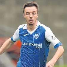  ??  ?? St Johnstone forward Stefan Scougall.