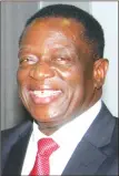  ??  ?? President Mnangagwa