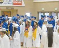  ?? Jeff Larson/appeal-democrat ?? Sutter Union High School students graduated on June 4.