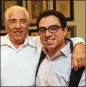  ?? CONTRIBUTE­D BY BABAK NAMAZI ?? This undated photo shows Baquer Namazi (left) and his son Siamak. Siamak’s brother, Babak, says he is gratified the U.N. has found the pair’s detention illegal.