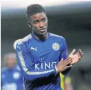  ??  ?? Leicester’s Demarai Gray.