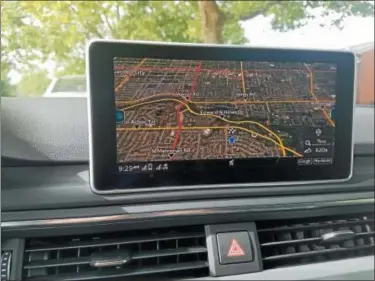  ??  ?? A high-quality rearview camera is featured, along with an excellent navigation system with detailed visuals from Google Earth.