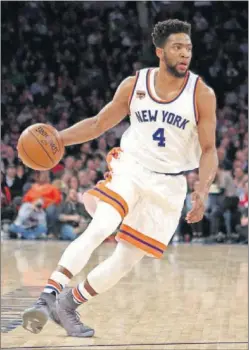  ??  ?? AL MADRID. Chasson Randle, en un partido con los Knicks.