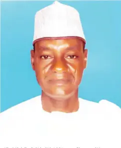  ??  ?? Alhaji Abdulkadir Bida, Bida LG Director of Personnel Management