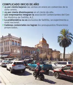  ??  ?? Atractiva. El centro de la ciudad es la zona comercial más visitada y transitada de la ciudad.