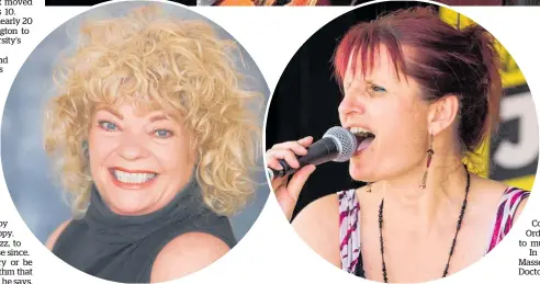  ?? Photos / Supplied ?? Palmerston North singer Erna Ferry (left) has a vivacious, fun and sparkling stage personalit­y. She is also the reason Rodger Fox lives in the city. Laura Collins (right) used to live in Palmerston North. "Blues comes straight from the heart and that’s just how I like it."