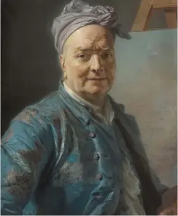  ??  ?? 1. Portrait of Louis de Silvestre, 1753, Maurice-Quentin de La Tour (1704–88), pastel on paper, 63 × 51cm. Musée Antoine Lécuyer, Saint-Quentin