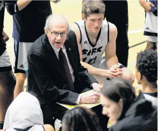  ?? BRYAN KENNEDY • ST. F.X. ATHLETICS ?? St. Francis Xavier men’s basketball head coach Steve Konchalski is retiring April 1.