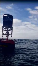  ??  ?? TOP: The WR2 buoy marking the Massachuse­tts wreck site.