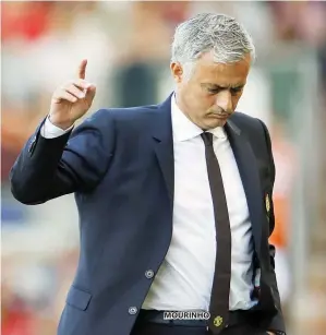  ??  ?? MOURINHO