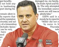  ??  ?? Sean Miller