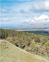  ?? ?? Lovely views over to the Ochils.