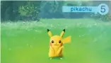  ??  ?? Who doesn’t love Pikachu? Make sure you get him as your starting Pokémon.