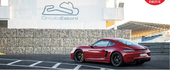  ??  ?? Track hero, but we can’t wait to get a Cayman GTS on some proper UK Tarmac