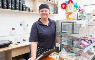  ?? Picture: Gemma Davidson ?? Emma Saville from Emma’s Kitchen in Twyford.The tea room has just celebrated its first birthday