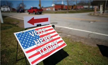  ?? Photograph: Mark Makela/Reuters ?? You shouldn’t be telling your employees who to vote for but on election day you should allow them reasonable time to express their views at the ballot box.