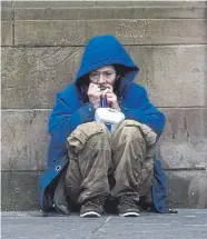  ?? ?? Homelessne­ss is a growing crisis in Scotland