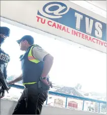  ?? ARCHIVO / EXPRESO ?? Allanamien­to. En 2017 la Fiscalía allanó Televisión Satelital, en Guayaquil.