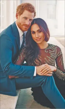  ?? FOTOS: ALEXI LUBOMIRSKI/DPA ?? MODA. Según los medios británicos, Markle ya marca tendencia.