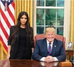  ?? — Twitter photo ?? President Trump tweeted this photo of the Kardashian visit to the White House on Wednesday.