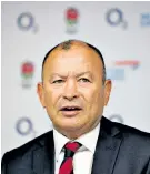  ??  ?? Grand plan: Eddie Jones wants to create the ‘greatest team in history’