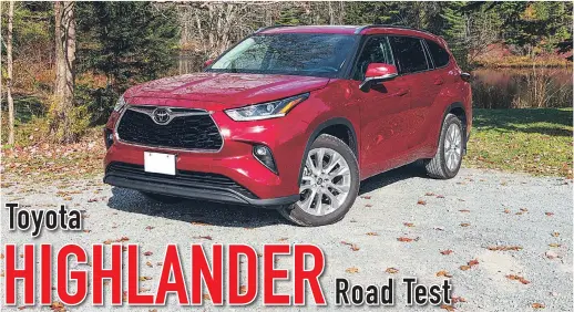  ??  ?? The Toyota Highlander is all-new for 2020 with curvier styling than ever before.