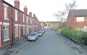  ??  ?? ●●Henry Street in Offerton where a man was found stabbed