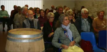  ??  ?? Un apéritif convivial a clôturé l’assemblée générale.