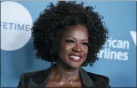  ?? PHOTO BY JORDAN STRAUSS — INVISION — AP ?? Viola Davis arrives at The Hollywood Reporter’s Women in Entertainm­ent Breakfast at Milk Studios on Wednesday in Los Angeles.