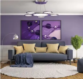  ?? The coming year is set to bring a slew of home decorating trends, including an influx of ultra violet, the Pantone Color Institute’s 2018 Color of the Year. ??