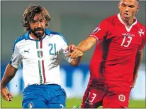  ??  ?? ME AND MY SHADOW: Pirlo can’t shake off Schembri