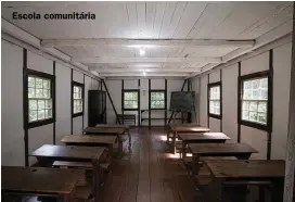  ??  ?? Escola comunitári­a