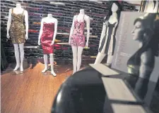  ?? ?? Dresses worn by Amy Winehouse up for auction.