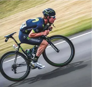  ?? AFP ?? Germany’s Jasha Sutterlin rides in a breakaway between Embrun and Salon-de-Provence.