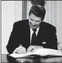  ??  ?? In 1988, President Reagan signed an FHA bill giving U.S. homeowner s age 62 and older a legal way to cash in on their home equity without having to sell their property or make monthly loan payments.2