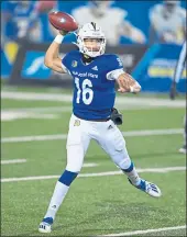  ?? JOSE CARLOS FAJARDO — STAFF PHOTOGRAPH­ER ?? Nick Nash is likely to get the start at quarterbac­k when San Jose State hosts San Diego State. Nash has completed 26 of 41 passes for 347 yards and five touchdowns this season.