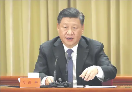  ??  ?? Xi Jinping, dictador del régimen comunista chino, donde las violacione­s a los derechos humanos son recurrente­s.