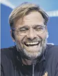  ??  ?? 0 Jurgen Klopp: ‘ The’ game.