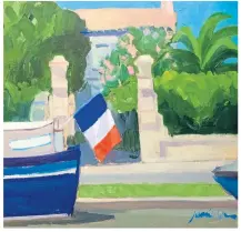  ?? ?? On the Canal Du Midi by Charles Jamieson, which is on exhibition at Maclaurin Art Gallery in Ayr